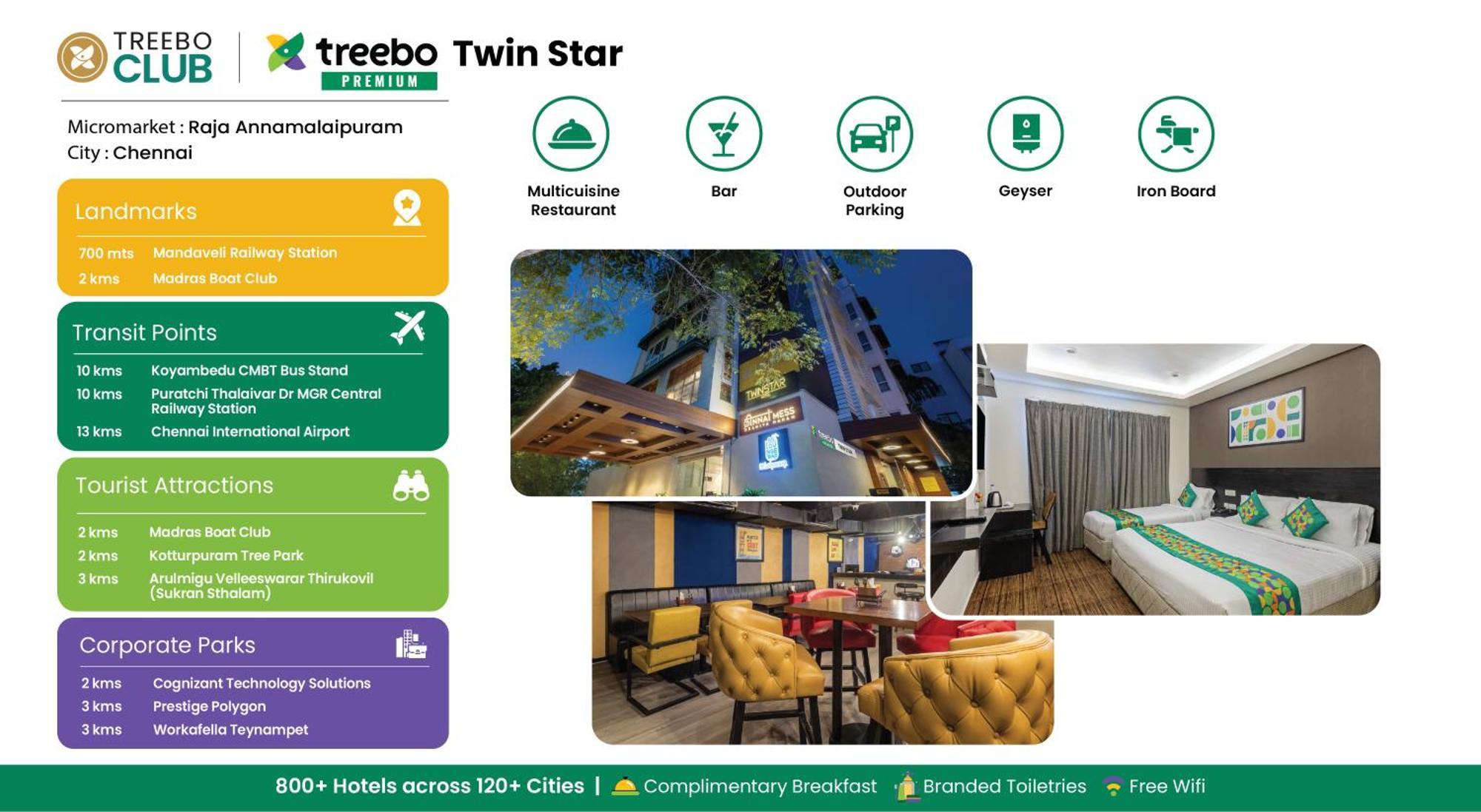 Treebo Premium Twin Star Hotel Chennai Luaran gambar